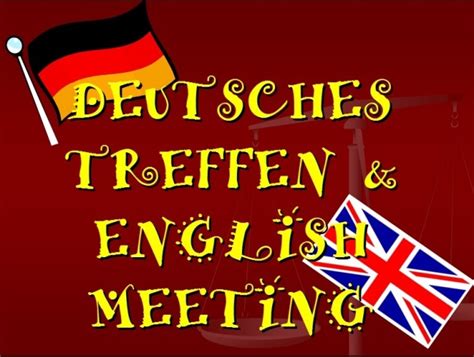 treffen englisch|treffen in English